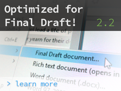 Optimized for Final Draft